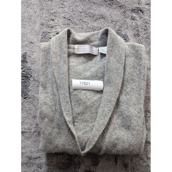 Evan Picone 3 Button Lambwool Cardigan Women's Size Small Gray - Picture 10 of 10